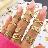 18K gold plated Stainless steel Evil Eyes finger ring, Intensity