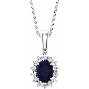 Halo-Style Necklace or Pendant