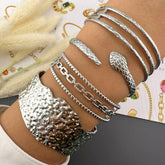 Stainless steel snake bracelet, Intensity