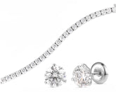 3CTW Lab-Created Diamond Tennis Bracelet