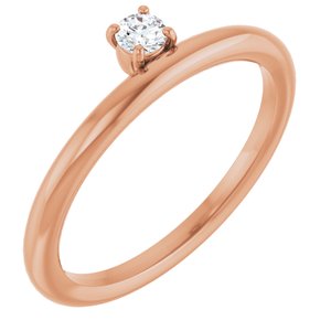 Asymmetrical Stackable Ring