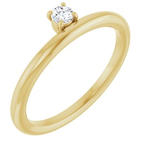 Asymmetrical Stackable Ring