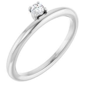 Asymmetrical Stackable Ring