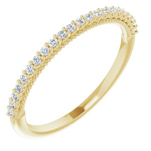 Accented Engagement Ring or Band