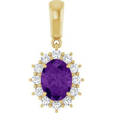 Halo-Style Necklace or Pendant