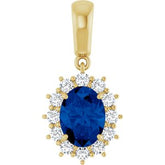 Halo-Style Necklace or Pendant