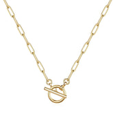 18K gold plated Stainless steel necklace, Intensity