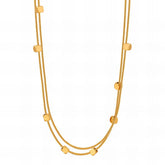 18K gold plated Stainless steel necklace, Intensity