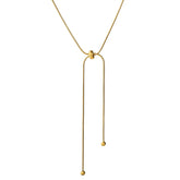 18K gold plated Stainless steel necklace, Intensity
