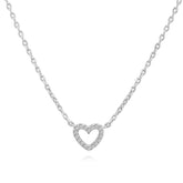 Stainless steel Hearts necklace, Intensity