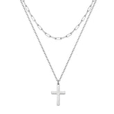 Stainless steel Crosses necklace, Intensity