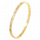 18K gold plated Stainless steel bracelet, Intensity