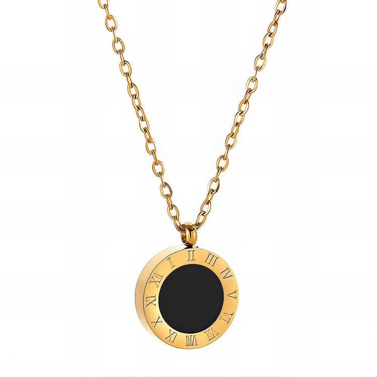 18K gold plated Stainless steel necklace, Intensity
