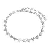 Stainless steel Hearts bracelet, Intensity