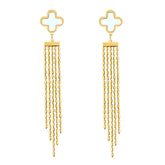 18K gold plated Stainless steel earrings, Intensity
