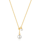 18K gold plated Stainless steel necklace, Intensity