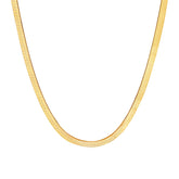18K gold plated Stainless steel necklace, Intensity