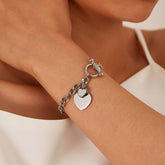 Stainless steel Heart bracelet, Intensity