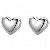 Stainless steel Hearts earrings, Intensity