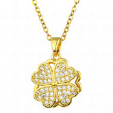 18K gold plated Stainless steel necklace, Intensity