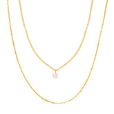 18K gold plated Stainless steel necklace, Intensity