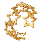 18K gold plated Stainless steel Stars finger ring, Intensity
