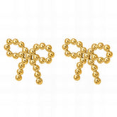 18K gold plated Stainless steel earrings, Intensity