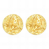 18K gold plated Stainless steel earrings, Intensity