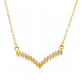 18K gold plated Stainless steel necklace, Intensity