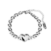 Stainless steel Heart bracelet, Intensity
