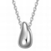 Stainless steel Teardrop necklace, Intensity