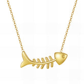 18K gold plated Stainless steel necklace, Intensity
