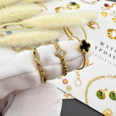 18K gold plated Stainless steel Heart finger ring, Intensity