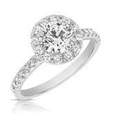 1 1/4 Ct Lab Grown Round Shape Center