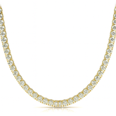 14k Lab Grown Diamond Tennis Necklace