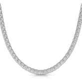 14k Lab Grown Diamond Tennis Necklace