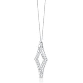 1/2 Ctw Diamond Shape Diamond Pendant