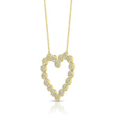 1/2 Ctw Cluster Diamond Heart Pendant