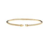 14K Gold 3mm Tubogas Bangle