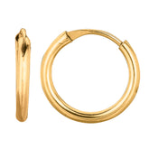 14K Gold Endless Hoop Earring