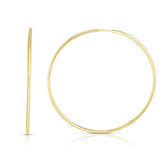 14K Gold Endless Hoop Earring