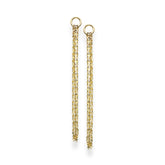 14K Gold Multi Chain Shoulder Duster Earring