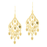 14K Gold Polished Chandelier Earring