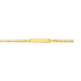 14K Gold Children's Curb ID Bracelet