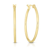 14K Gold 1.5mm Hoop Earring