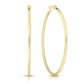 14K Gold 1.5mm Hoop Earring