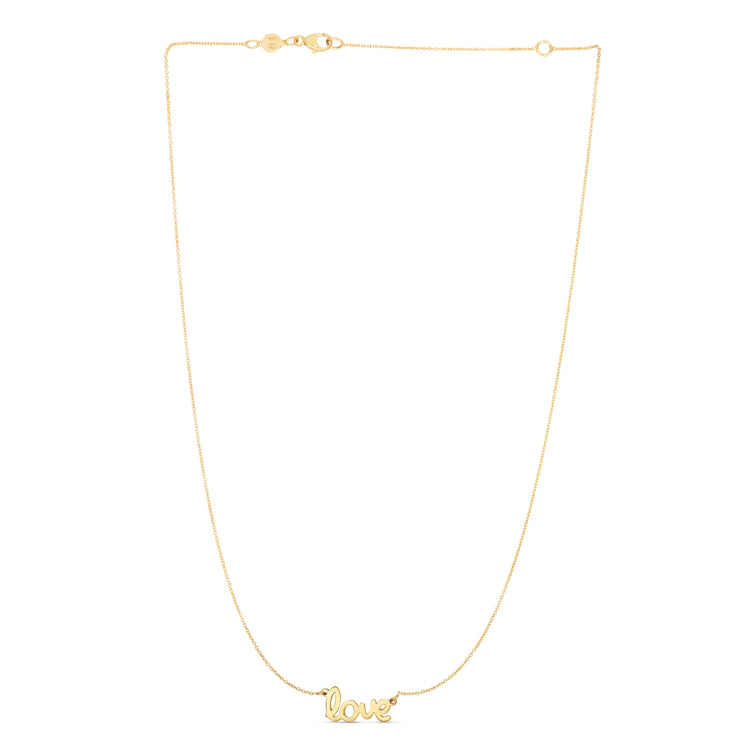 14K Gold Love Necklace