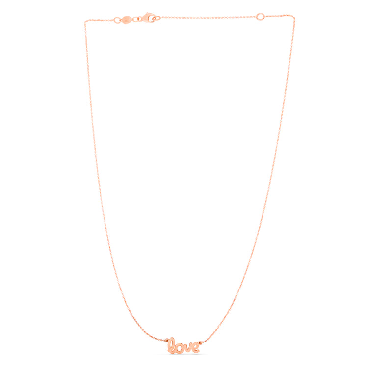 14K Gold Love Necklace