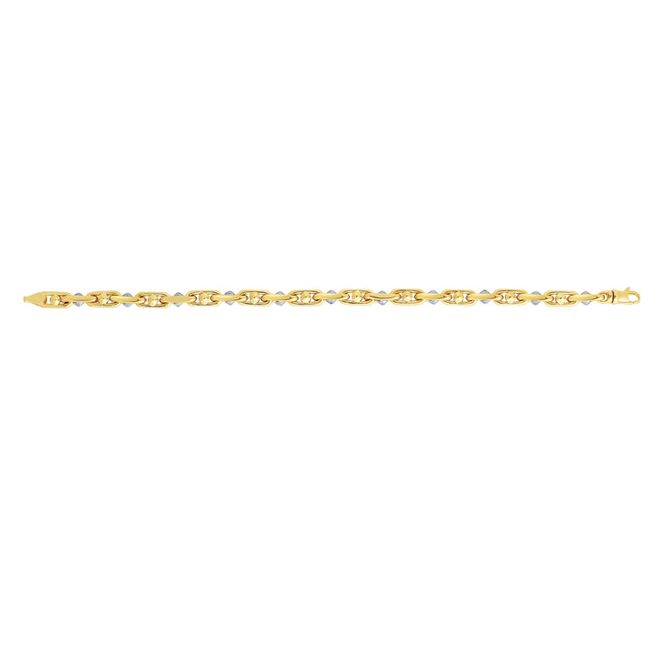 14K Gold Fancy Anchor Link