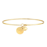 14K Gold Love Bangle